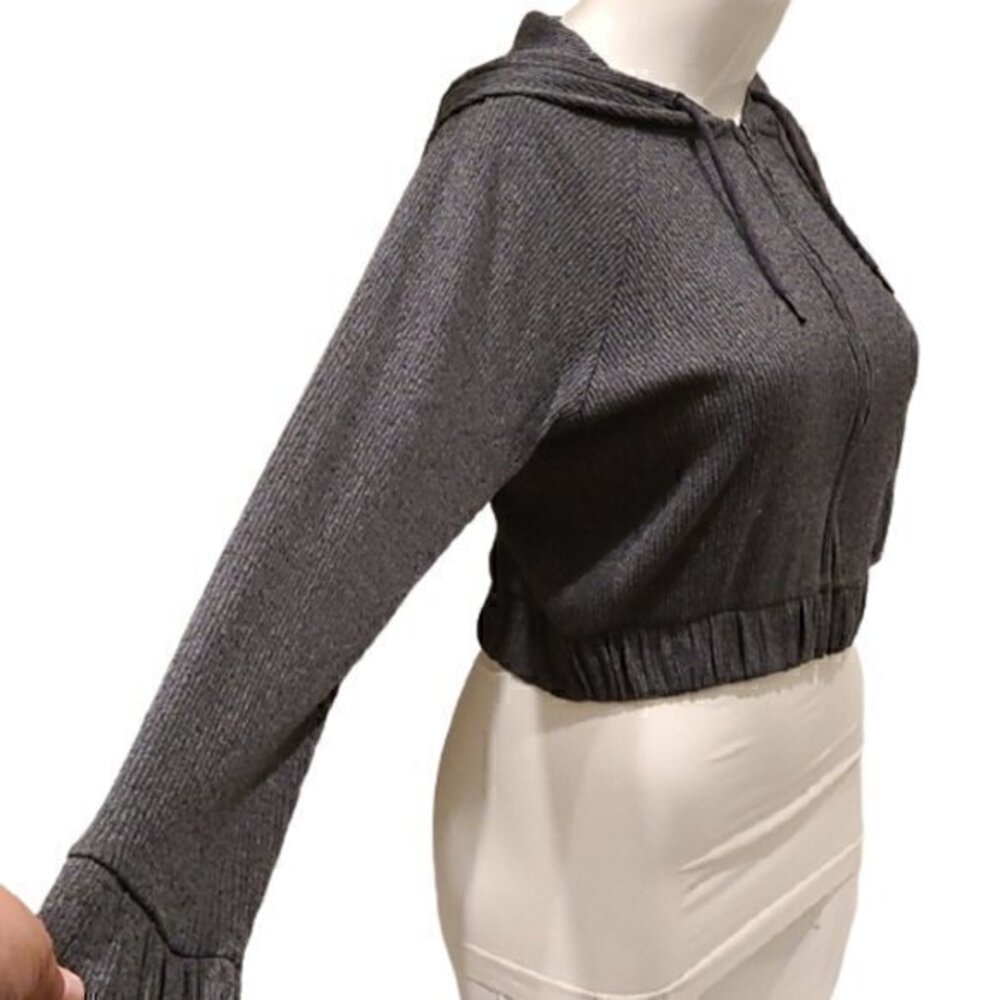 [Out from Under] Gray Zip Up Hoodie - Size XL